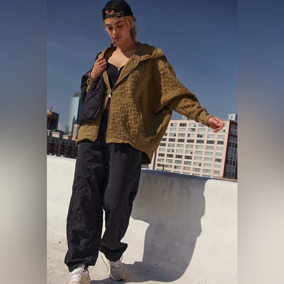 NWOT FP Movement All Your Love Quilted Hoodie - Picture 4 of 7